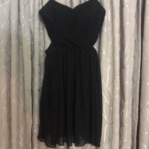 Formal black cut-out dress